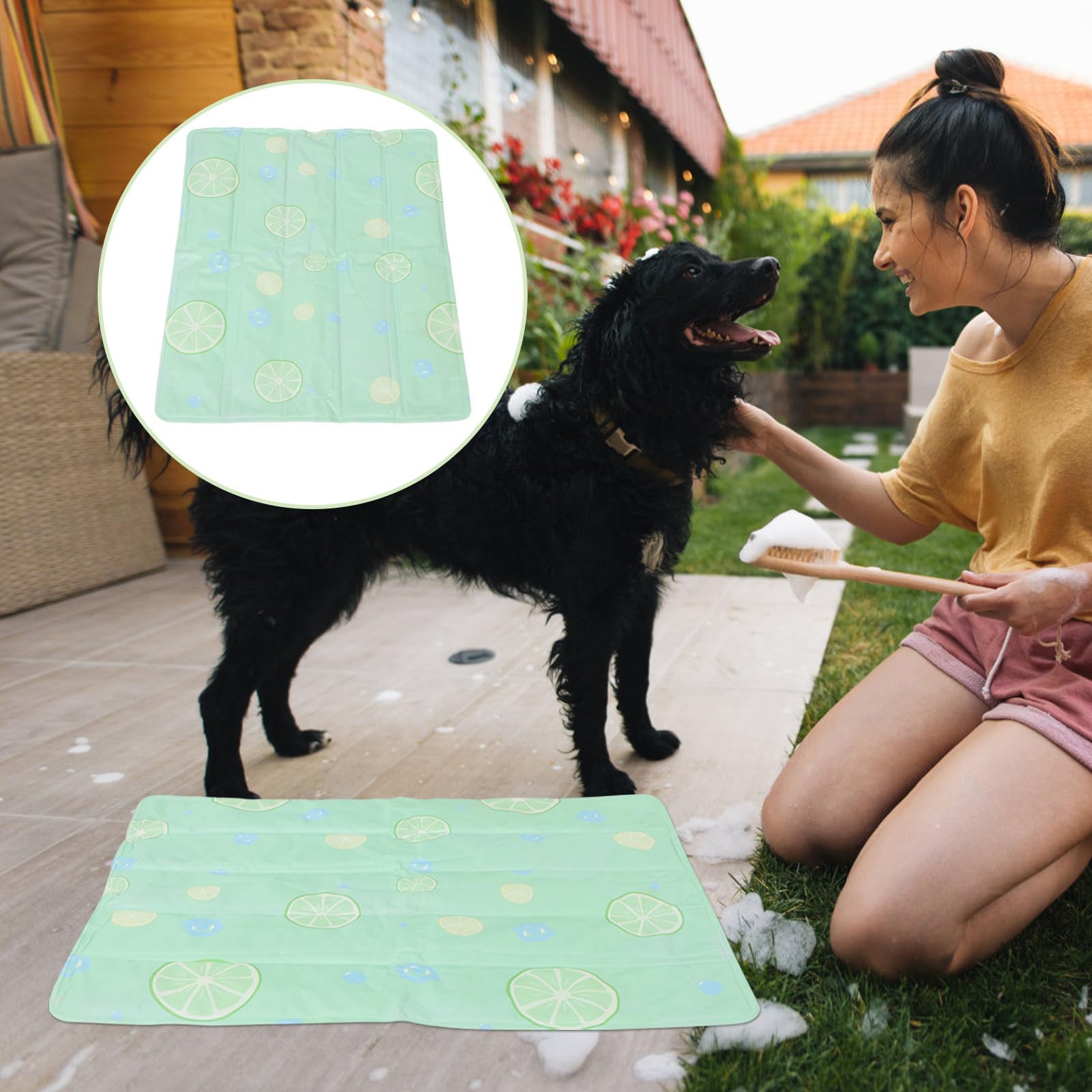 DOITOOL Kühlmatte für Haustiere Wiederverwendbar Waschbar Gel für Hunde und
