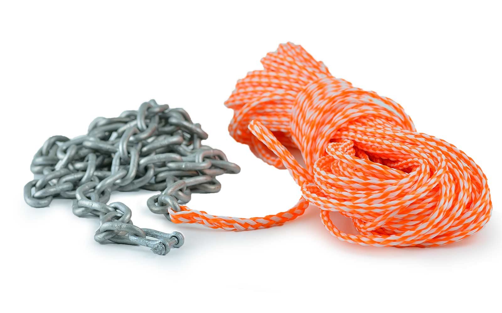 Klapp-Anker Schirmanker 0,7 kg / 1,5 kg / 2,5 kg / 3,2 kg / 4 kg / 6 kg + Ankerleine Kettenvorlauf 30 m Ø 8 mm Stahl