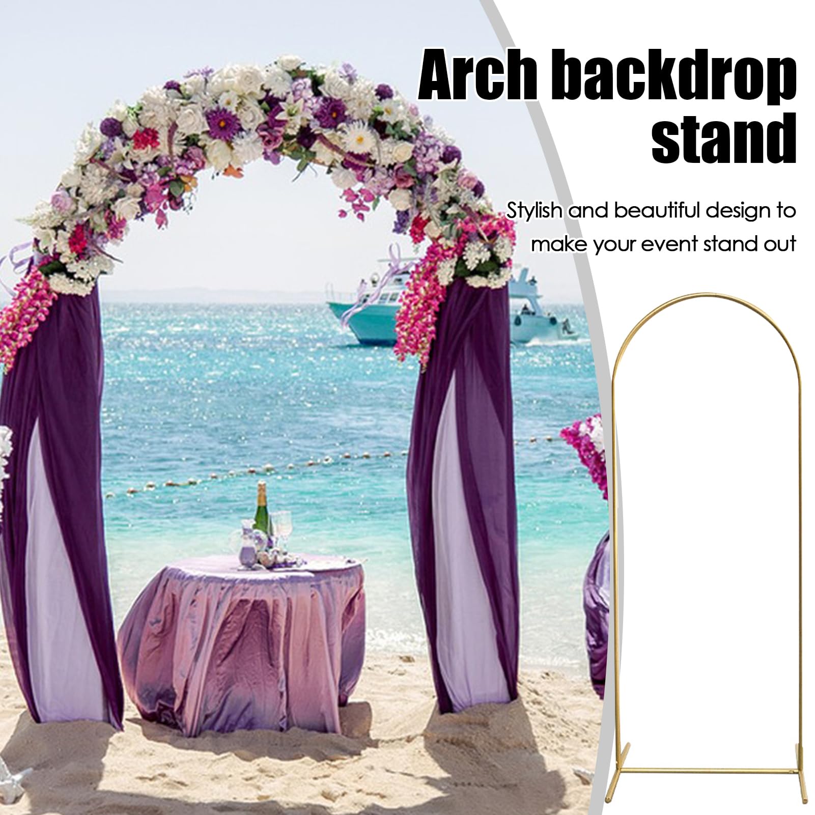 - Marco de eventos – Soporte estable para fotografía de boda, suave