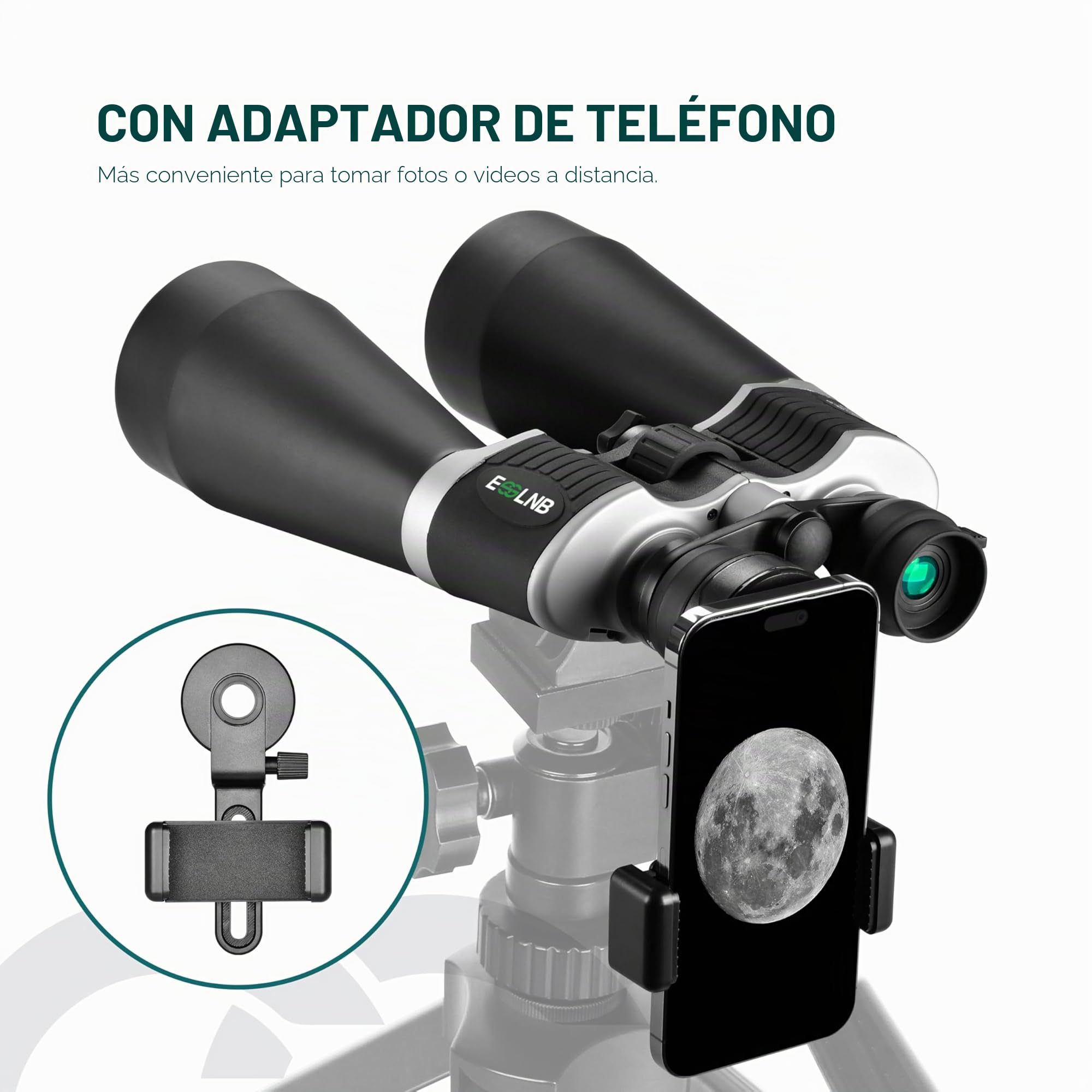 ESSLNB Prismatico Astronomico 13-39X70 Binoculares de Largo Alcance con Adaptador de Teléfono Adaptador de Trípode y Bolso para Terrestre Visita Caza Turismo