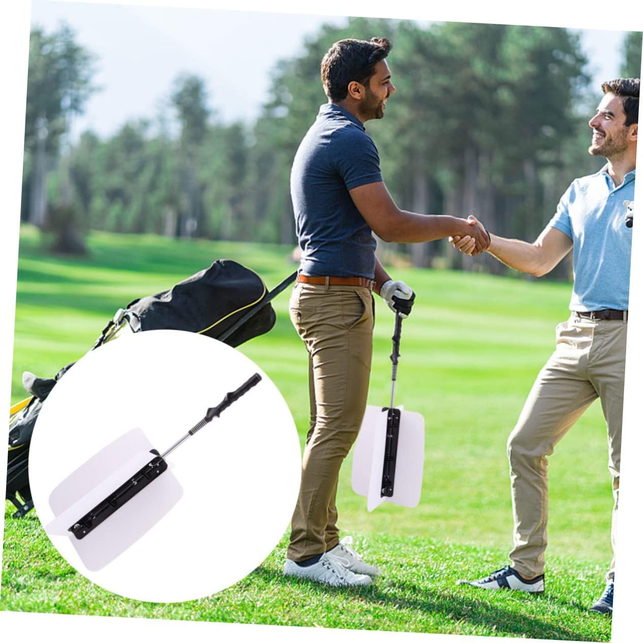 VICASKY Professional Golf Practice Tool Grip Trainer for Swing Improvement Lightweight Easy to Use Training Aid for Sessions