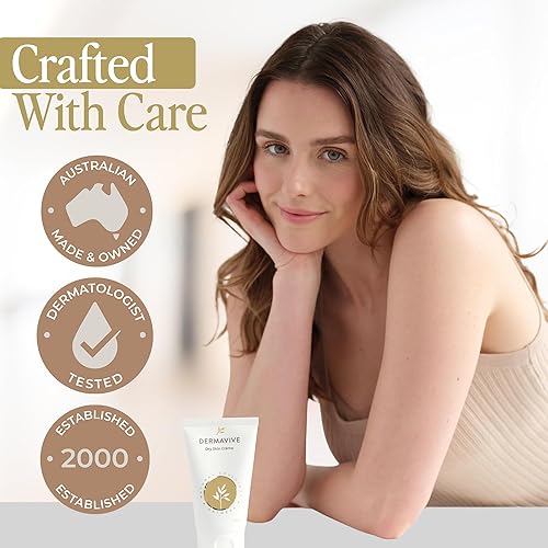 Miniatura 7 de Dermavive Crema para piel seca Crema de cuerpo entero para piel extremadamente seca, con picazón, hidratante nutritiva para piel seca Ultra
