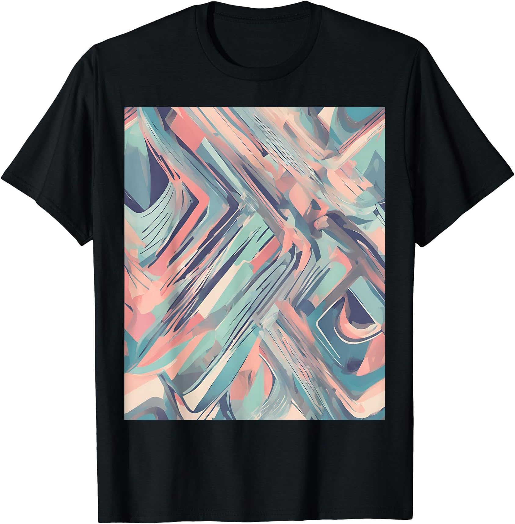 Vivid Snowboarding Breeze Art T-Shirt