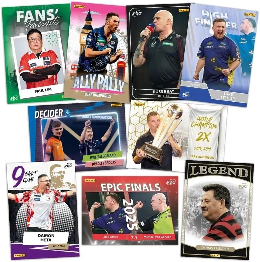 Panini PDC World Championship Darts 2026 Trading Card Collection Collector's Box