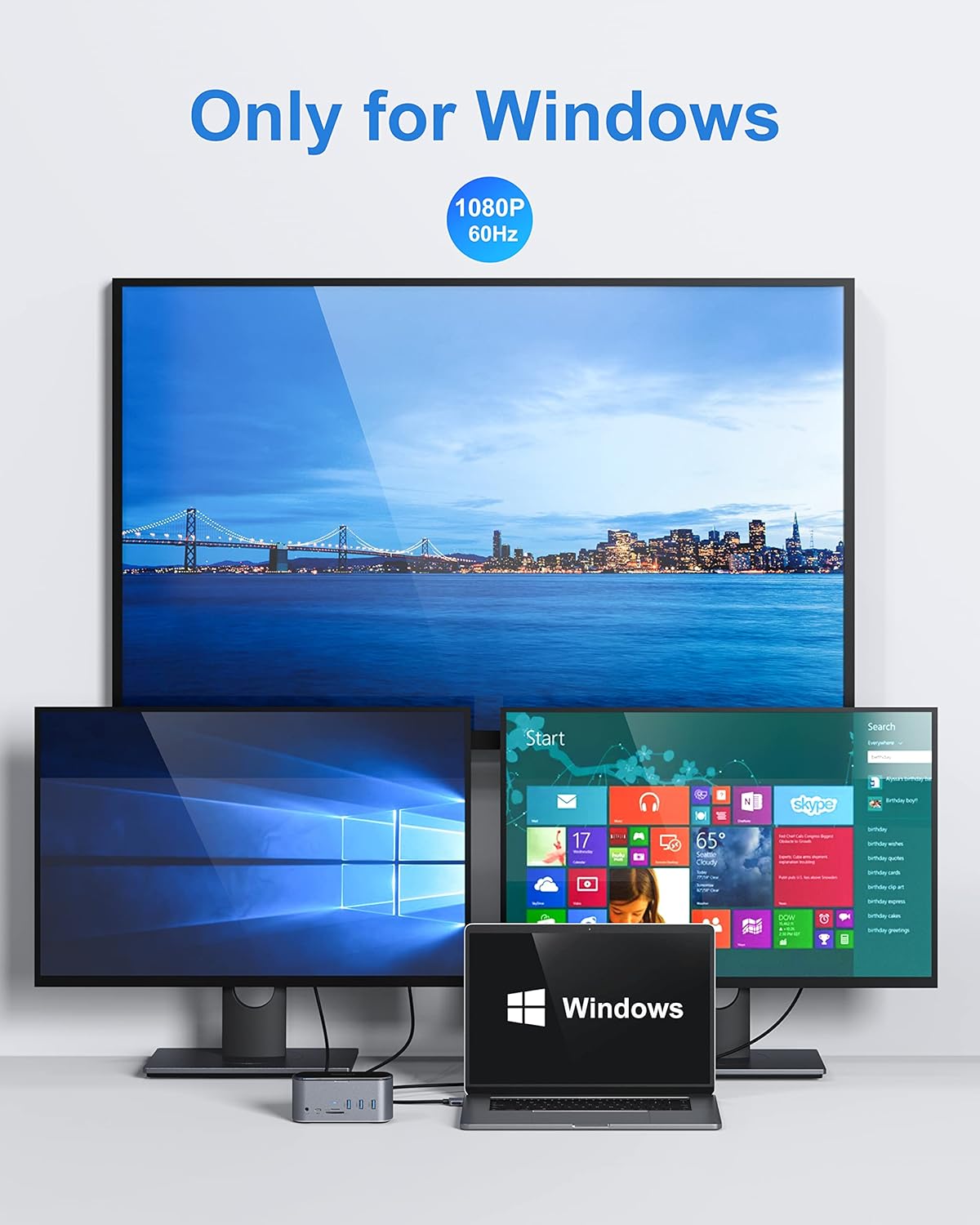 Windows Multi-Monitor Setup 1