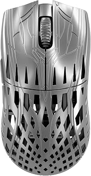 PWNAGE Trinity Wireless Gaming Mouse 8kHz - 39 Grams Ultralight Esports Pro Gamer Flawless Professional Custom Xero PAW3950 Optical Sensor 36,000 DPI - 8000Hz -100% PTFE Skates Symm 2 -Platinum