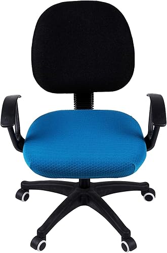 Miniatura 3 de Smiry - Fundas de jacquard con licra elástica, desmontables, lavables y antipolvo para asientos de oficina