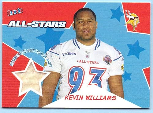 Kevin Williams 2005 Topps Bazooka All Stars Authentic Game Worn Pro Bowl Jersey #BA-KW - Minnesota Vikings