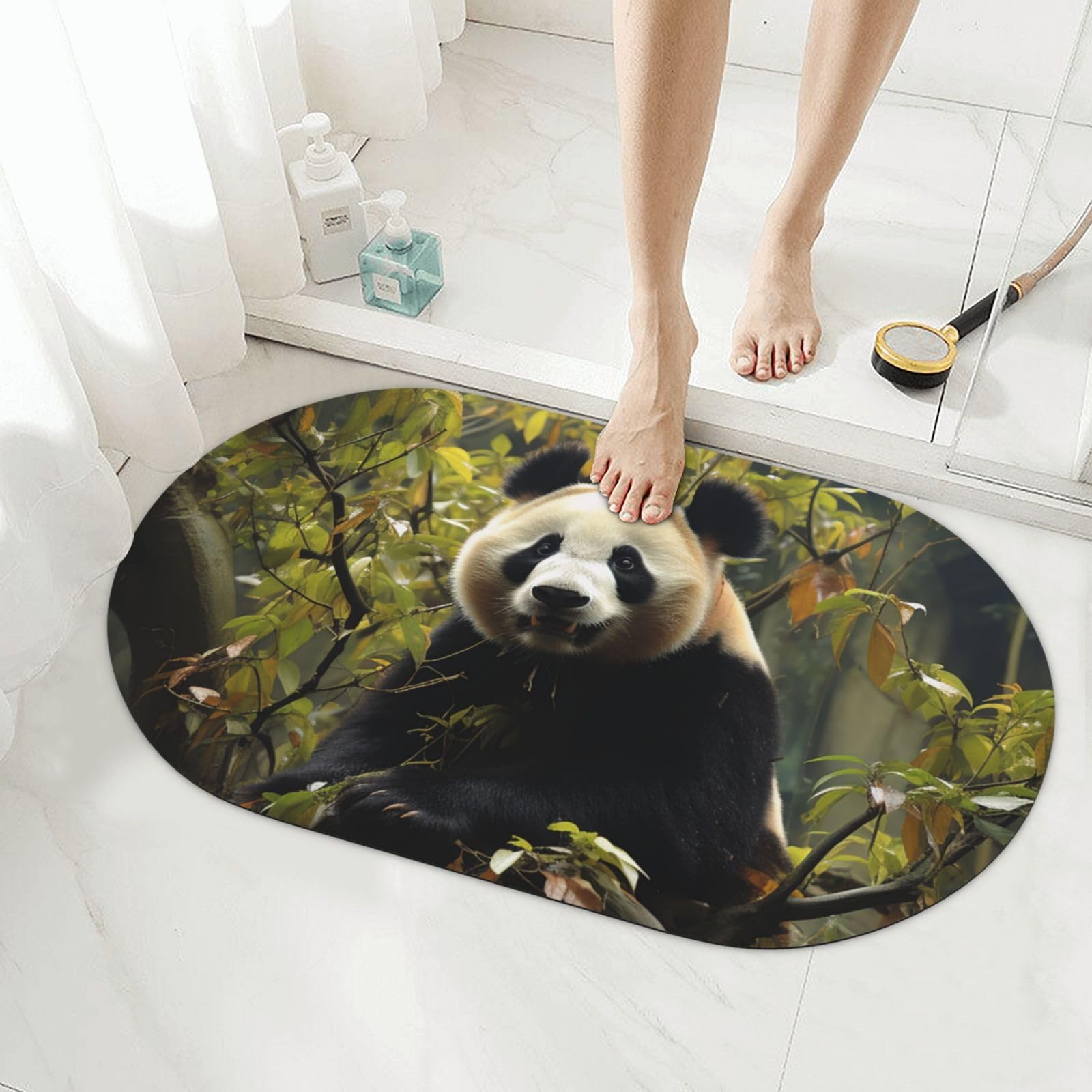 Tapis de bain en pierre super absorbant pour éviter les glissades