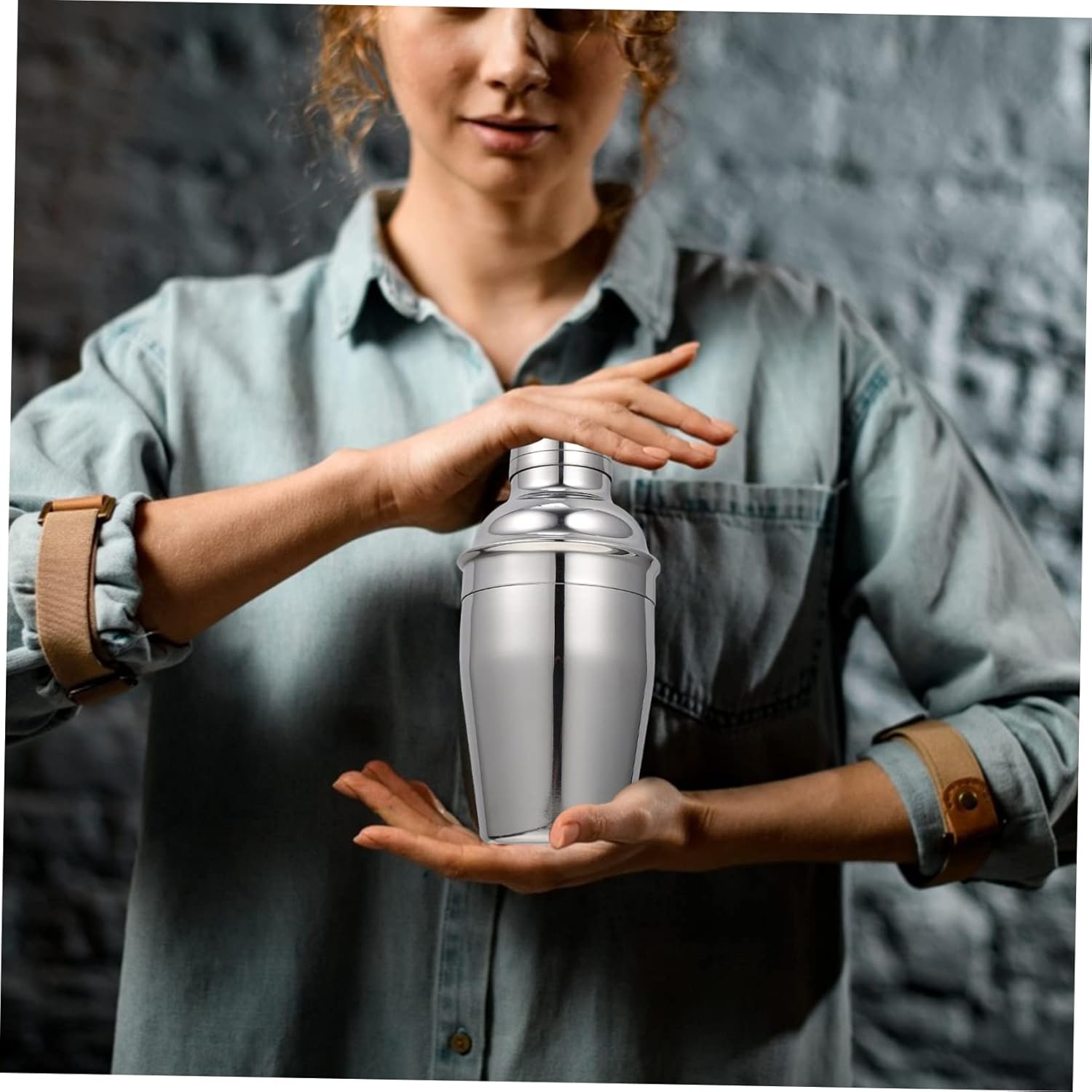 Zerodeko Stainless Steel Cocktail Shaker Set 12-Piece Bar Tools Strainer Jigger and Muddler for Home Bartending and Mixology