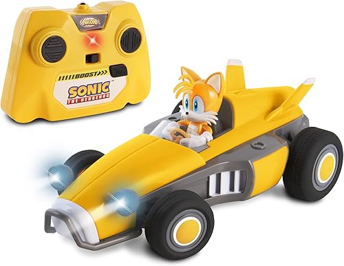 Miniatura 10 de Sonic Racing RC: Tails The Fox - NKOK (603), auto a control remoto de 2.4 GHz con Turbo Boost, con licencia oficial de Sega Sonic The Hedgehog,