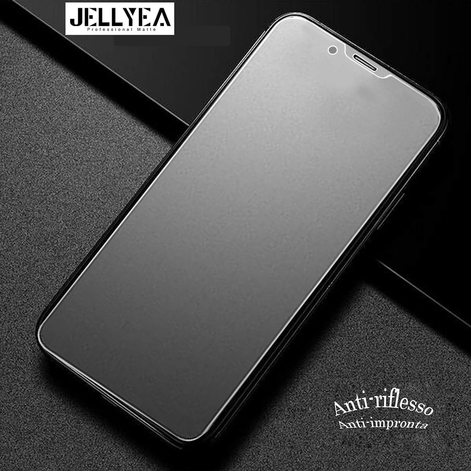 3-Pezzi Pellicola Opaca per iPhone 13 Pro Max/iPhone 14 Plus Copertura Completa 3D Antiriflesso Anti-Impronte Vetro Temperato Opaco 9H Matte Pellicola
