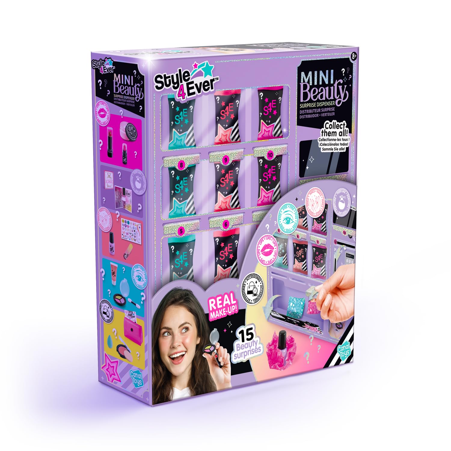 Canal Toys Style 4 Ever - Mini dispensador Sorpresa de Belleza, desembalaje Misterioso, Mezcla y combinación, a Partir de 8 años