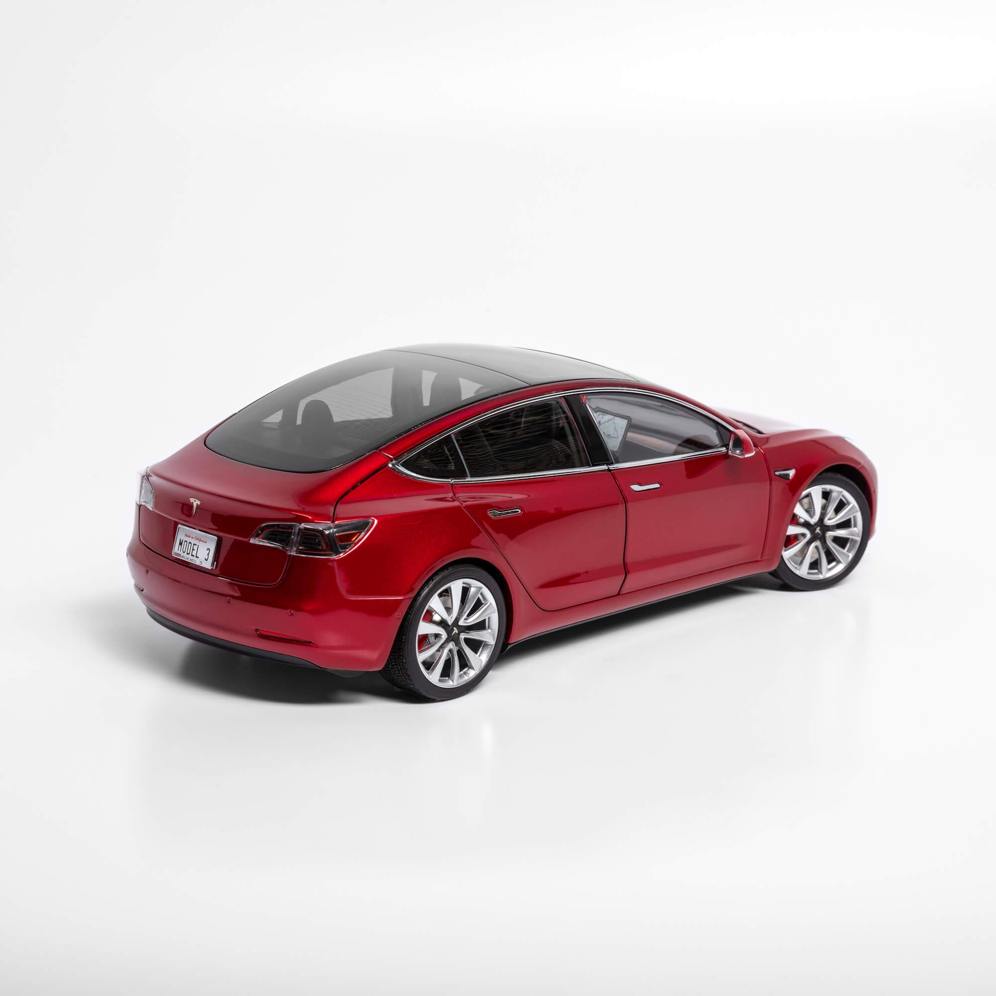 Buy Tesla Diecast 1:18 Scale Model 3 - Multi Coat Red Online at