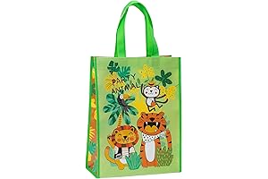 LeZakaa 13" Recycled Medium Unisex Animal Gift Bags