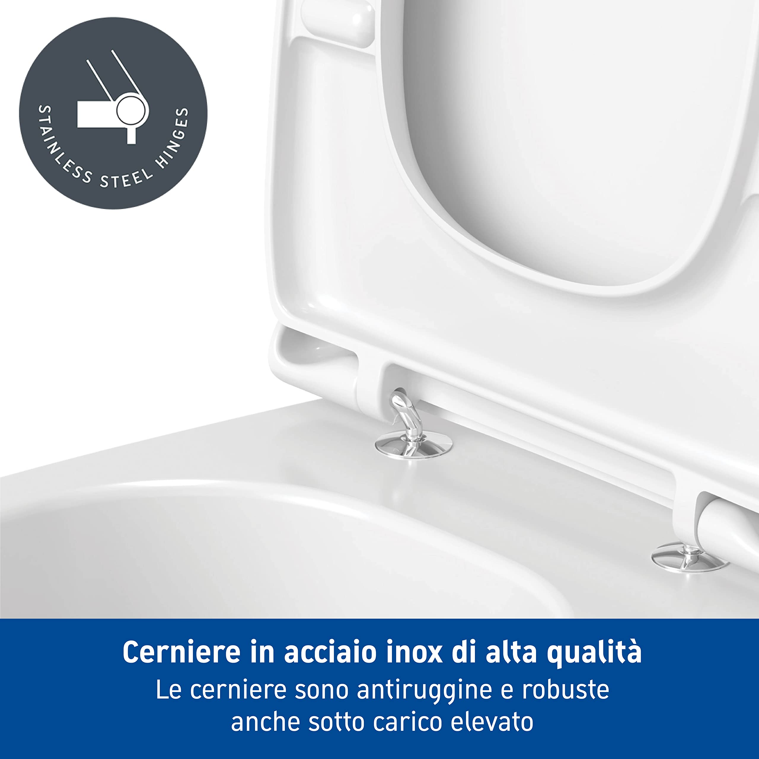 Duravit 0067310000 Sedile Normale, D-Code, Bianco