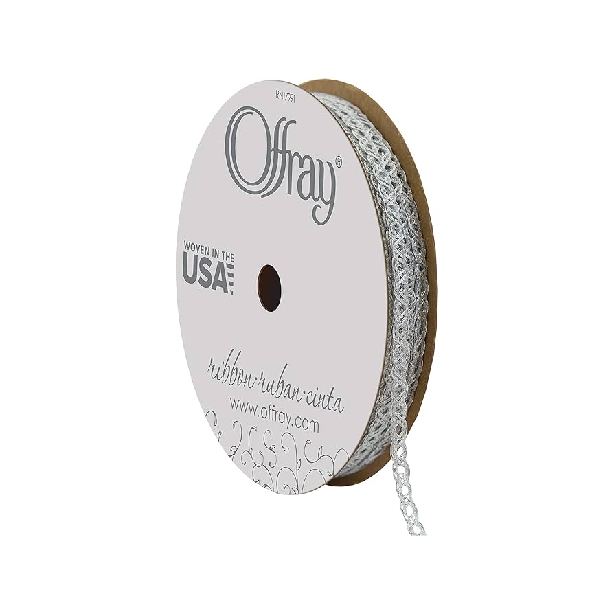Amazon.com: Offray Quasar Craft Ribbon, 1/8-Inch x 12-Feet