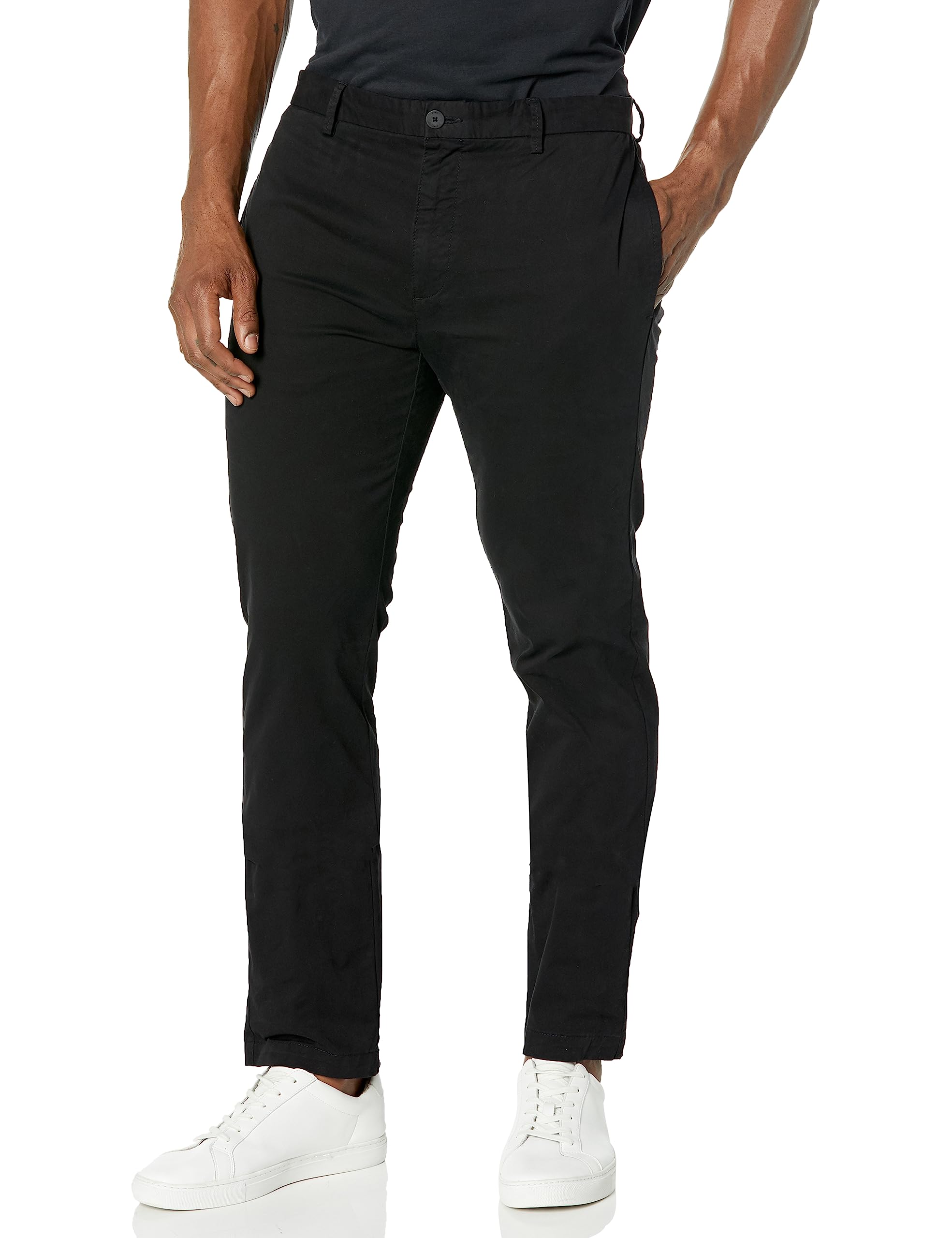 Hugo Mens Slim Fit Chino Style Cotton Twill Trousers