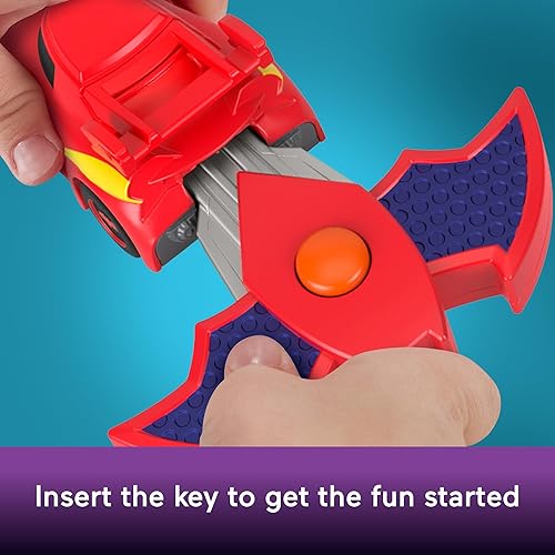 Miniatura 3 de Fisher-Price DC Batwheels - Vehículo de lanzamiento Redbird a escala 155 con accesorios de choque para mayores de 3 años