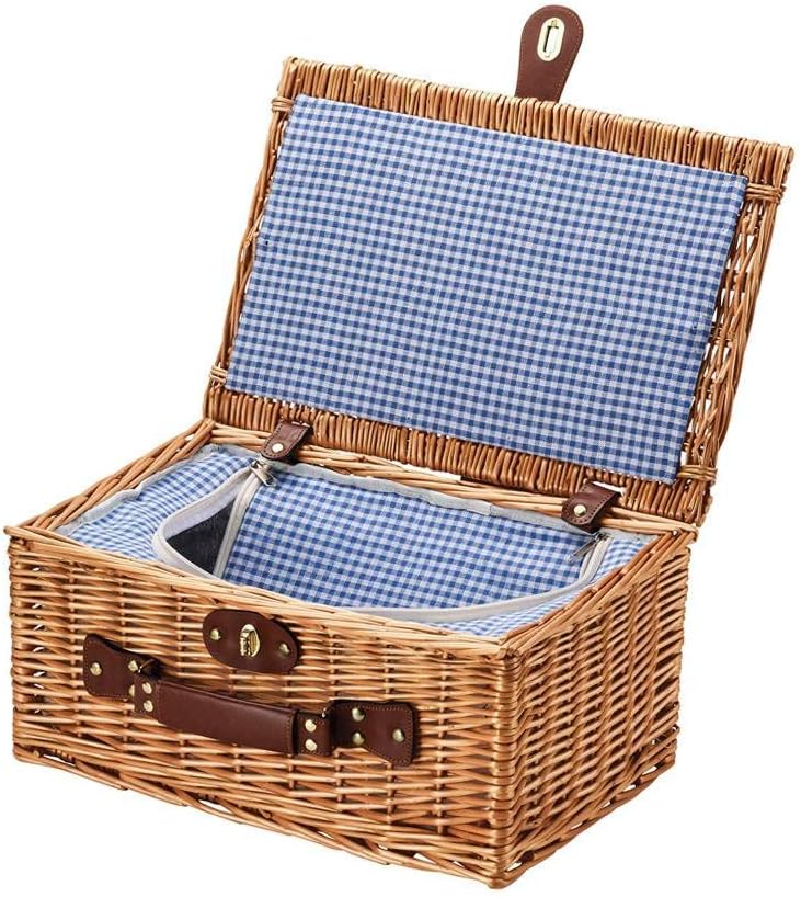 Tidorisangyou Picnic Basket, Beige, W 12.2 x D 9.1 x H 7.3 (25) cm