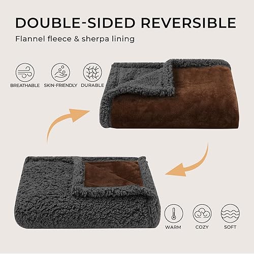 Miniatura 5 de Luciphia Manta impermeable para perros grandes, a prueba de líquidos, protector de muebles lavable y reversible para mascotas, para sofá, manta de