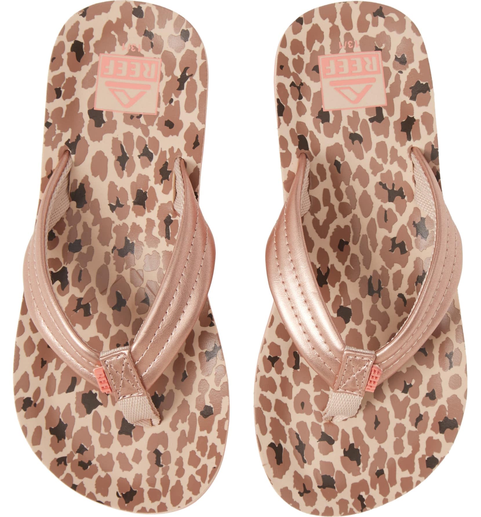 REEF Girls Kids Ahi Beach Flip Flop, Soft Cushion Footbed, Water Friendly