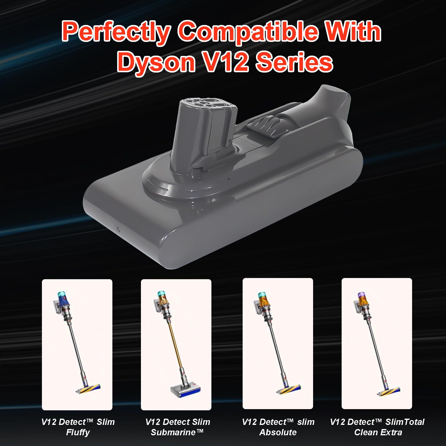 Amazon.com: YDDL 25.2V 3000mAh V12 Battery Replacement for