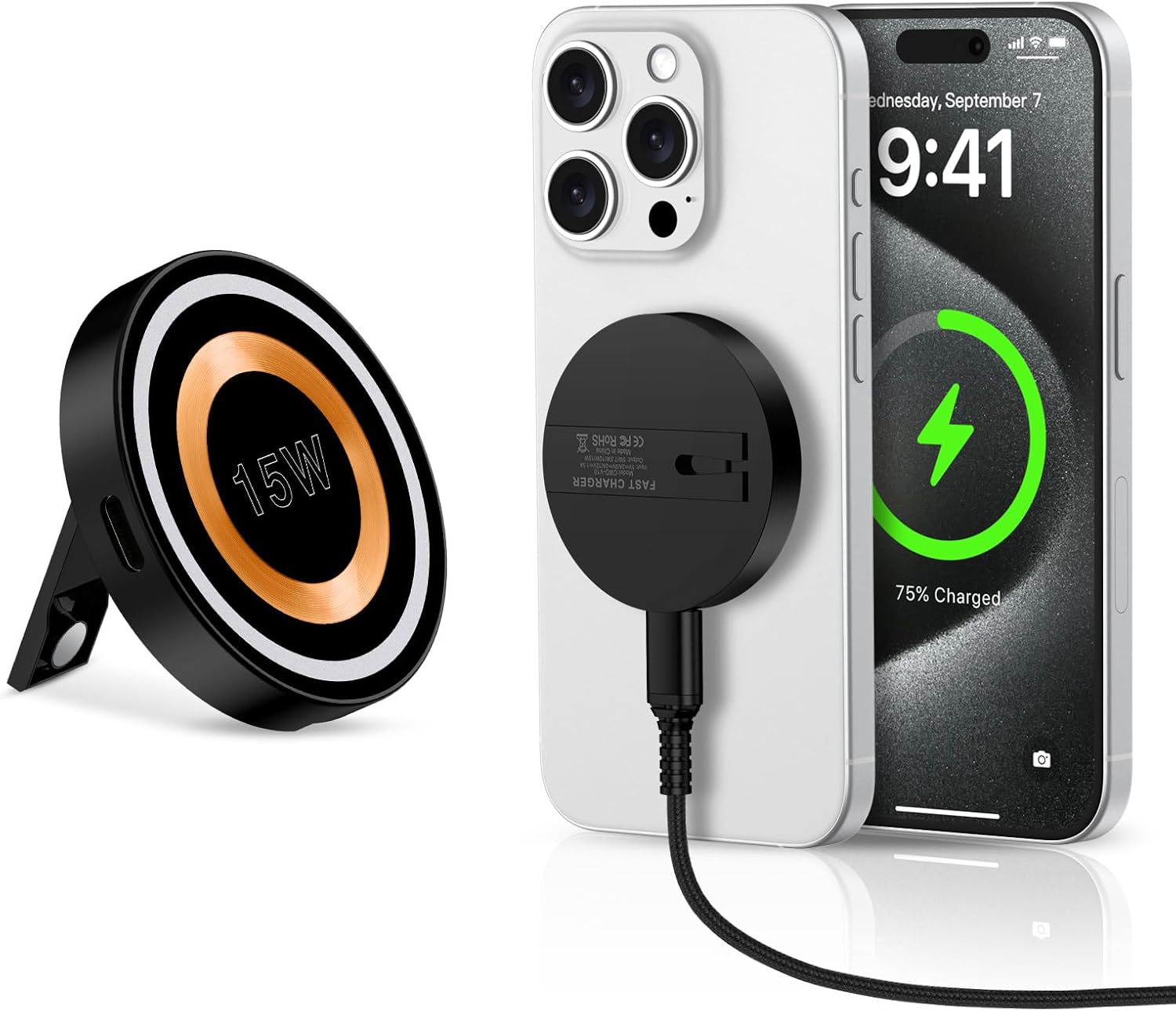 15W Magnetic Wireless Charger iPhone Fast Jamaica Ubuy