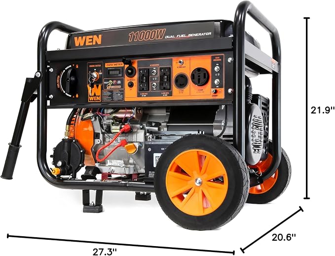 Generador portátil WEN DF1100X 11000W con arranque eléctrico miniatura 2