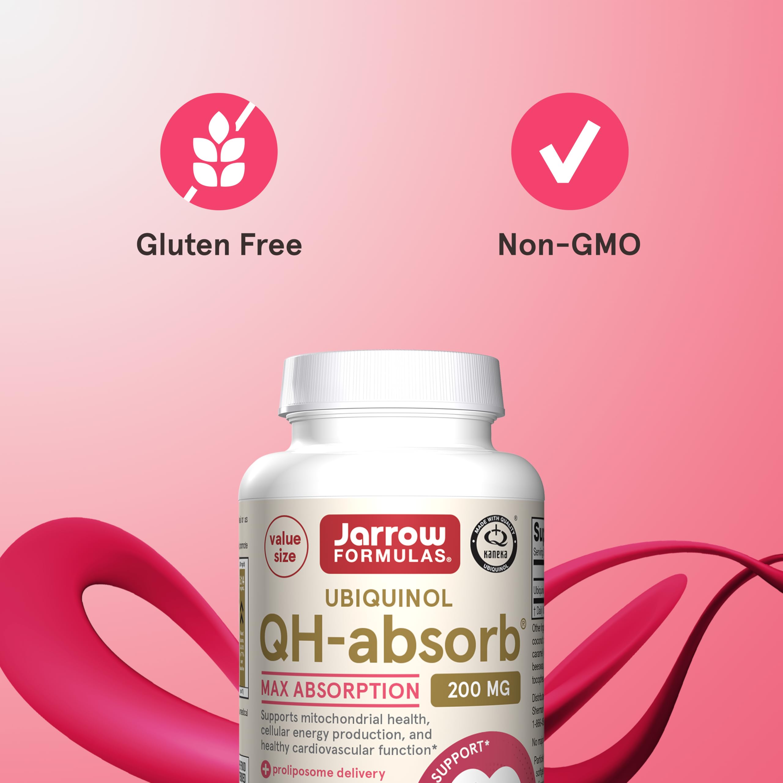 Jarrow Formulas Ubiquinol QH-absorb, 200mg - 90 softgels
