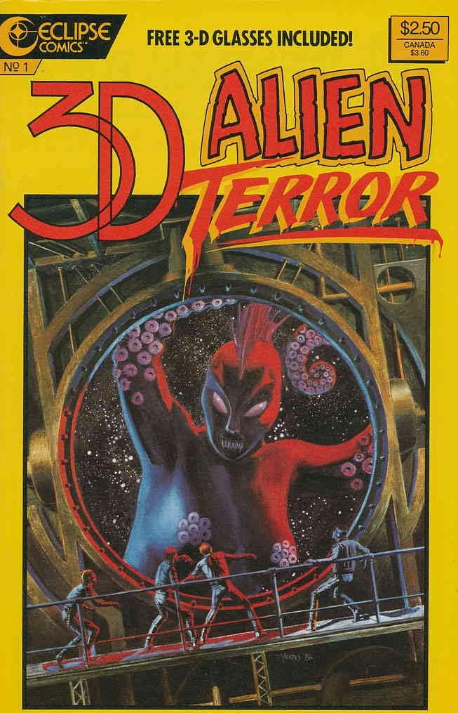 Amazon.com: 3-D Alien Terror #1 Eclipse | Comic Book : Collectibles ...