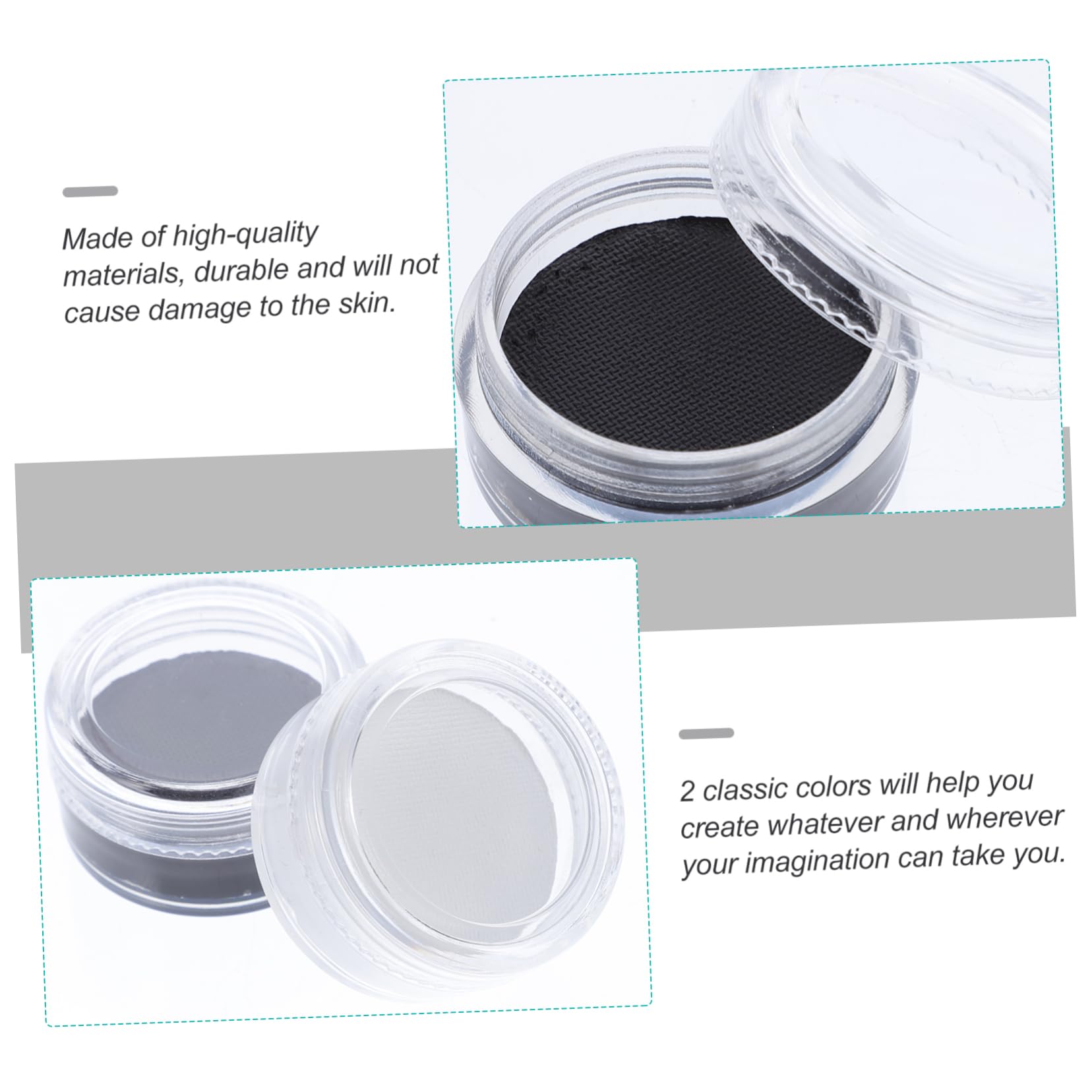 FRCOLOR 8piezas Kit De Maquillaje Especial Halloween Facial y Para Cosplay y De Disfraces