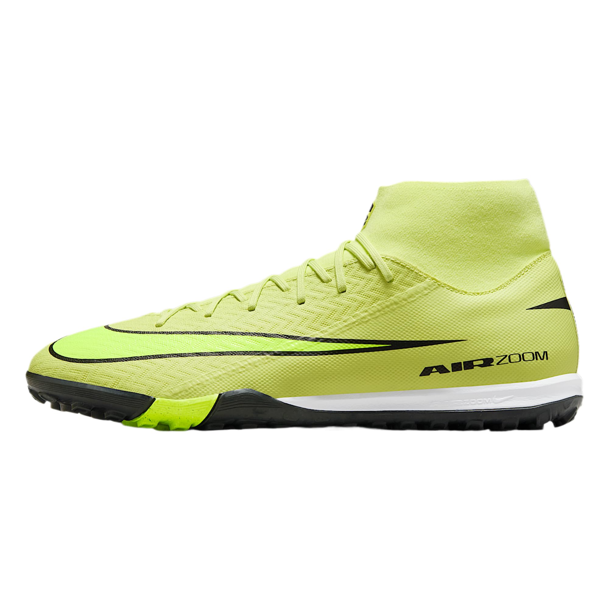 Nike Men's Zm Superfly 10 Academy Tf, Limelight/Volt/Hyper Crimson, 10