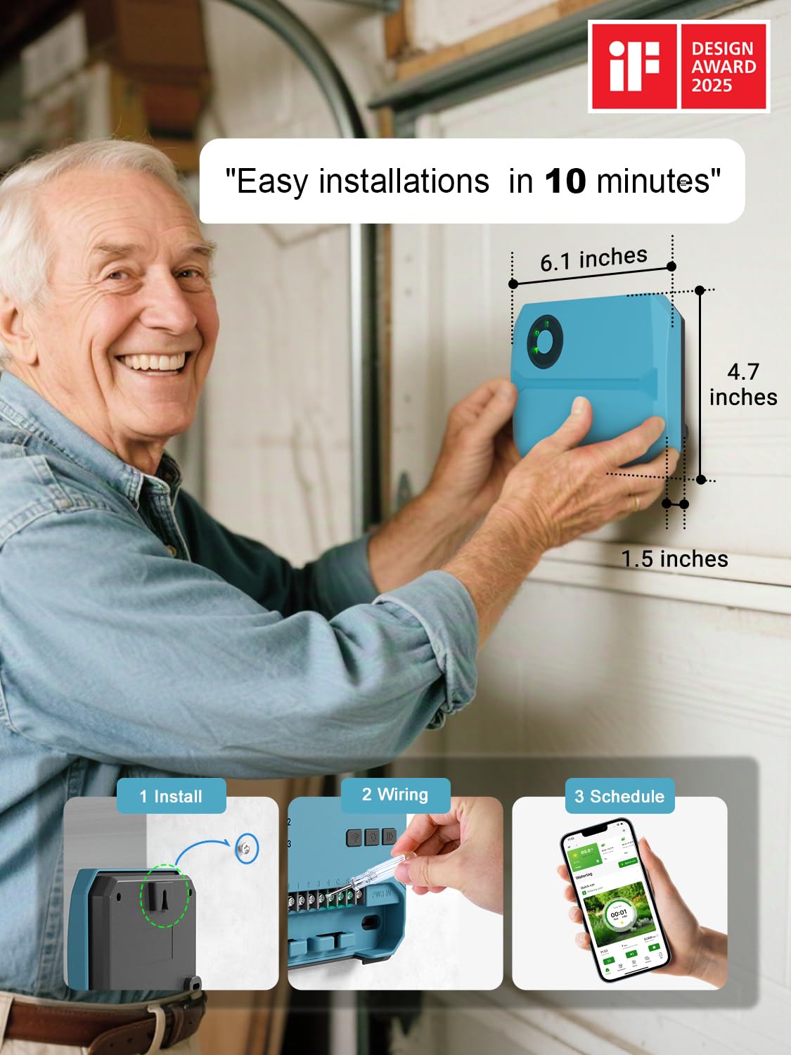 Sprinker Remote Sprinkler Controller Wifi Smart WiFi Smart Sprinkler Controller, Remote ...