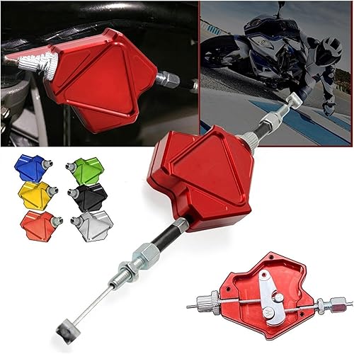 Miniatura 7 de TARCIN Palanca de embrague, palancas de embrague de freno, embrague de acrobacia, sistema de cable de fácil extracción para Kawasaki VERSYS-X250