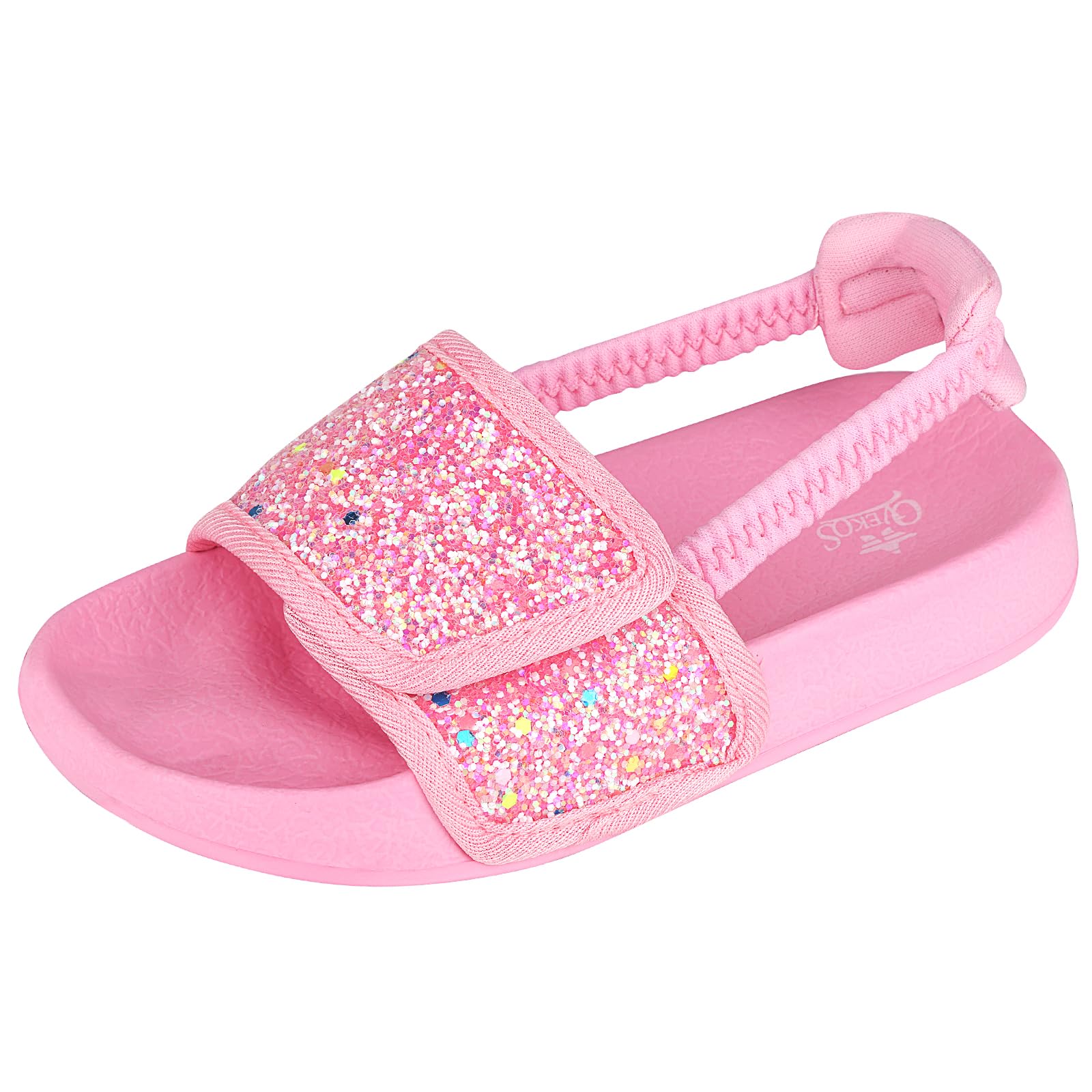 Sandalias Niños Niñas con Punta Abierta Banda Elástica Verano Ligero Zapatillas de Playa y Piscina