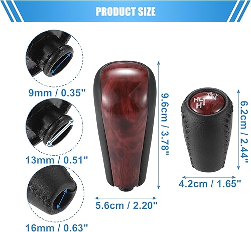 Miniatura 6 de ACROPIX Pomo de cambio de transmisión automática de 4 velocidades para Toyota Prado 120 2003-2009 - Paquete de 2