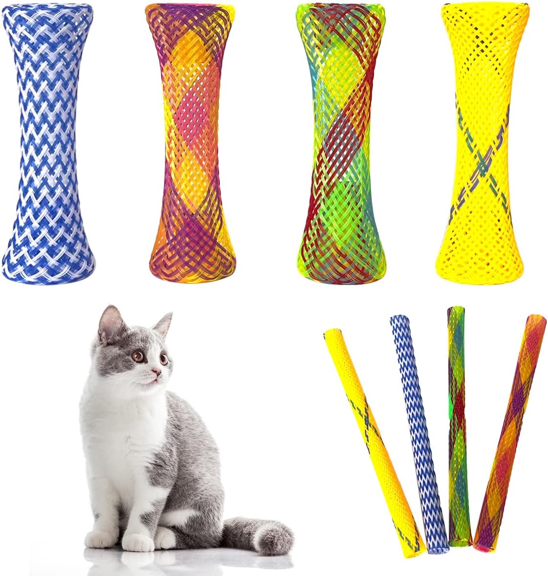 AGYM Cat Spring Toys, 40 Pack Cat Spring Toys for Indoor