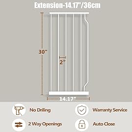 Fairy Baby Fairy Baby Walk Through Baby Gate Auto Close White Child Safety Gates Extension