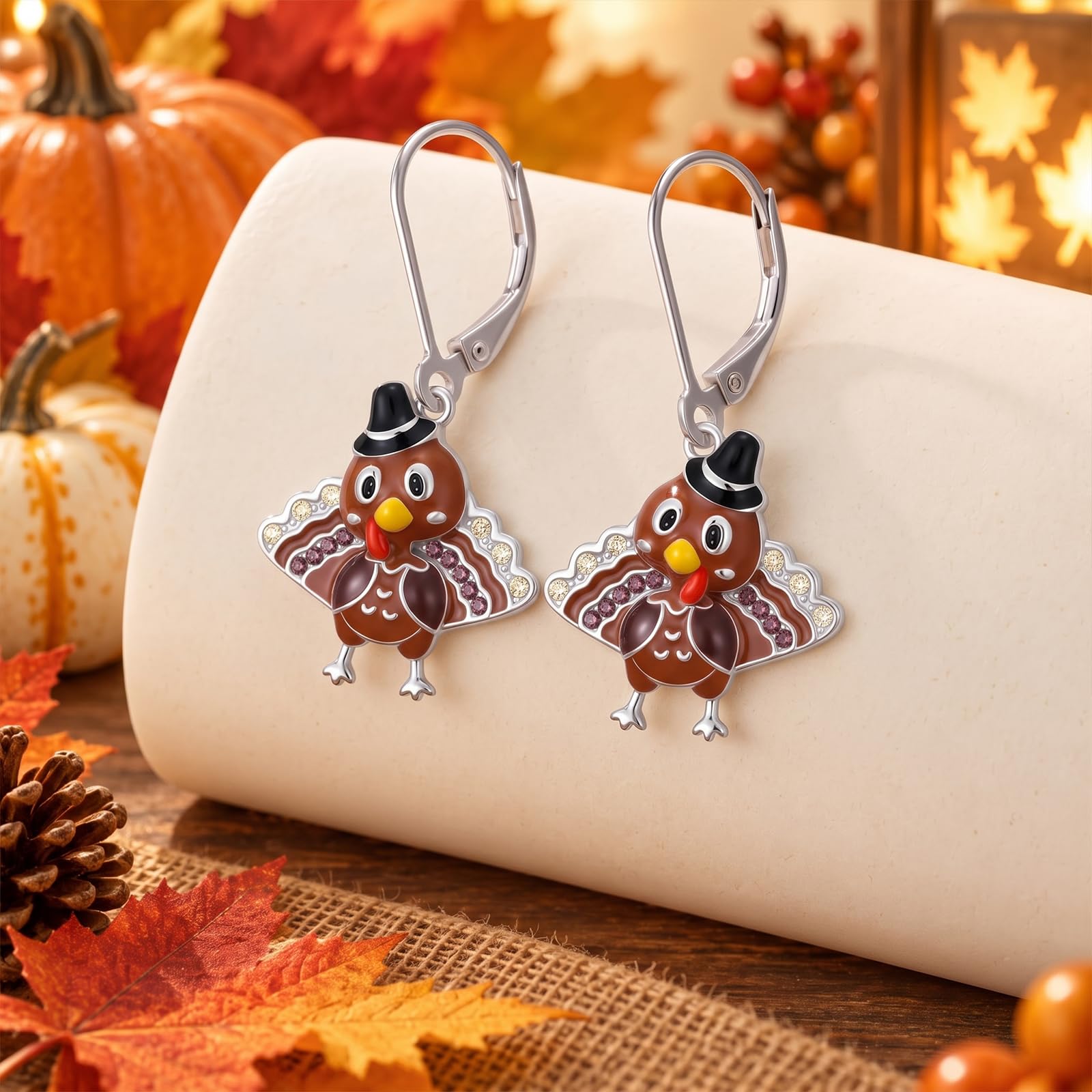 Orecchini pendenti a forma di calza di Natale, ideali come regalo di Natale per figlie e ragazze