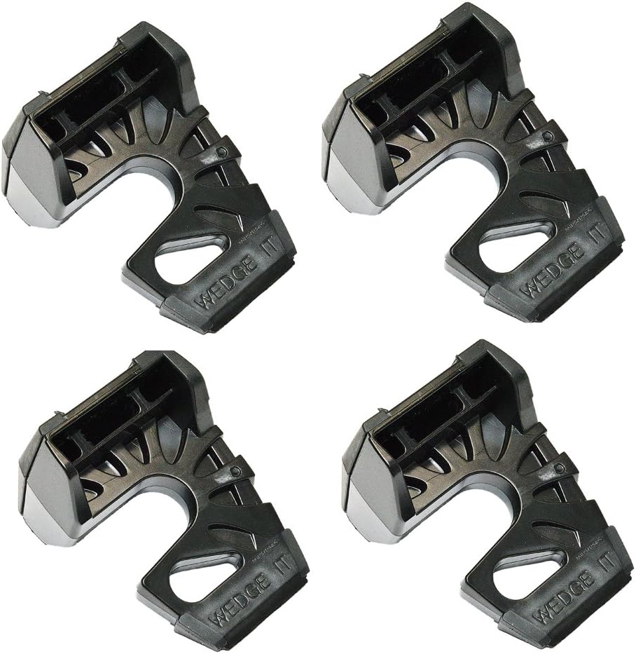 Wedge-It - The Ultimate Door Stop - Black (4 in quantity)