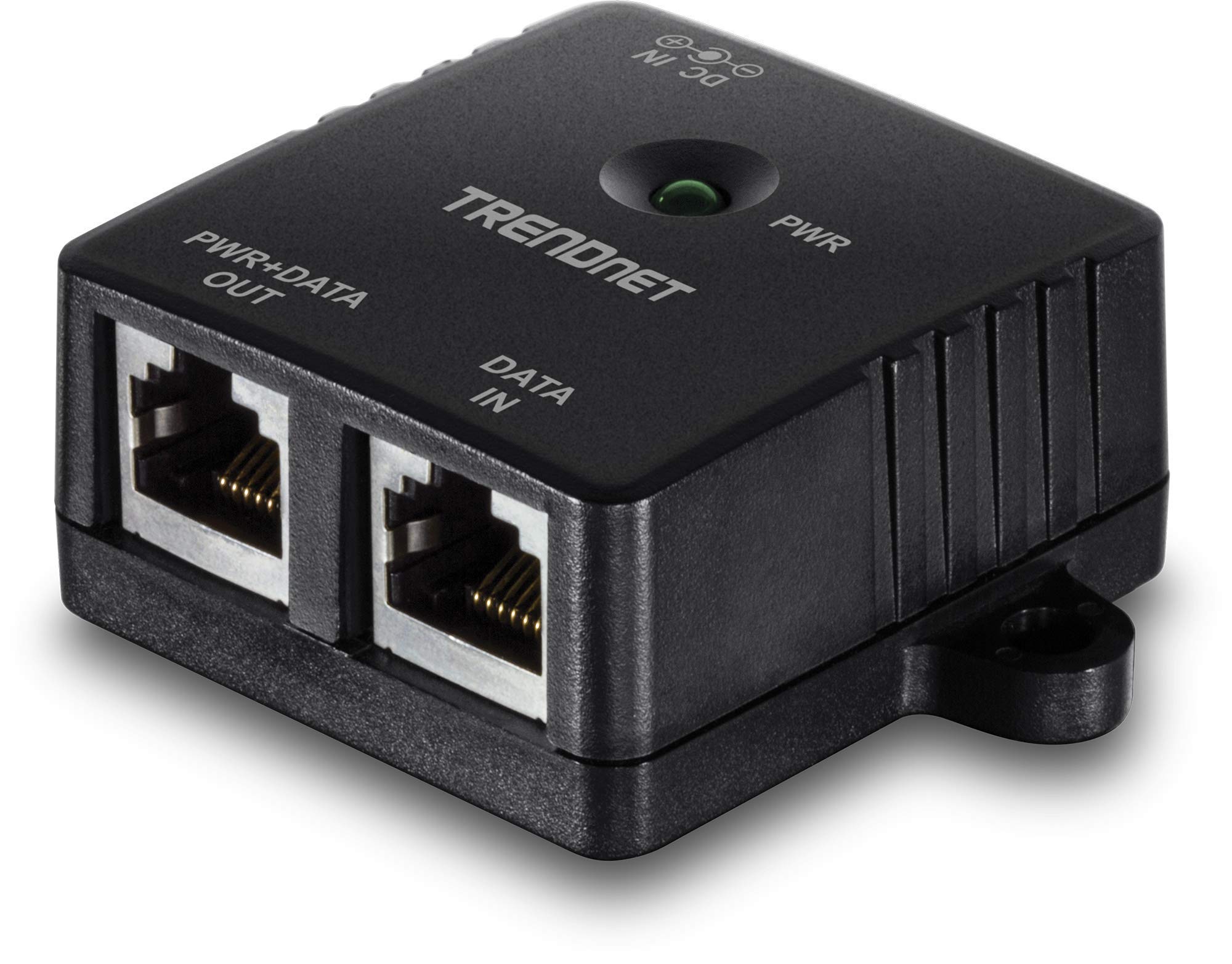 TRENDnet, TPE-113GI, Gigabit PoE Injektor (15,4 W), Maximale Entfernung 100 m, Schwarz