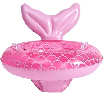 Breewell Baby Swimming Floats Toddler Pool Floats Kids Adult Inflatable Float Raft Water Swim Beach Floaties Toys Party Supplies Baby Swimming Ring | Multicolor