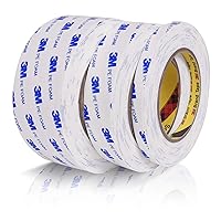 Vista 10 de 100 cintas de espuma de doble cara, cinta de montaje cuadrada adhesiva resistente, cinta de espuma autoadhesiva resistente al agua, para automóvil