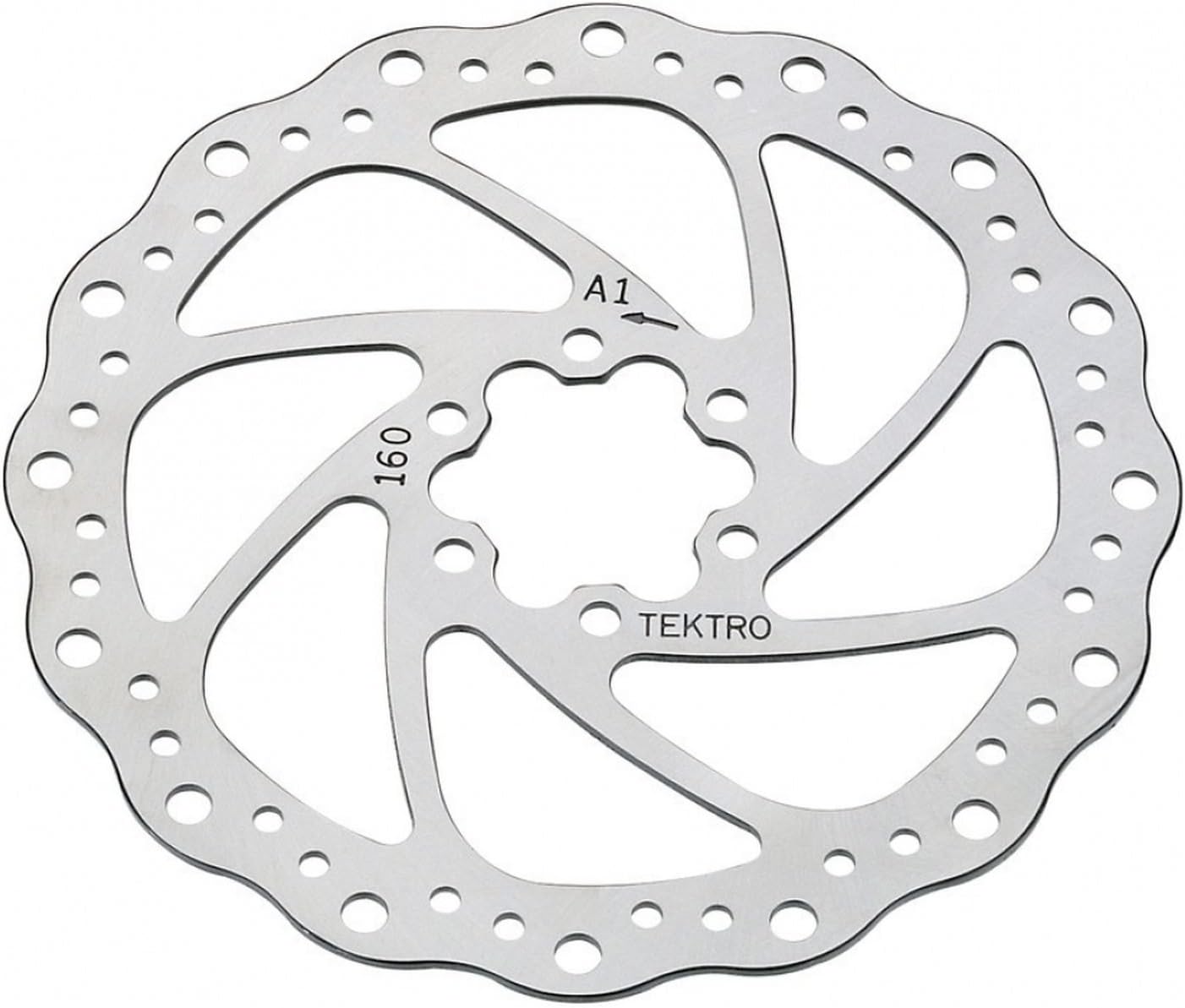 Tektro 160mm Wavy Type Rotor w/Bolts