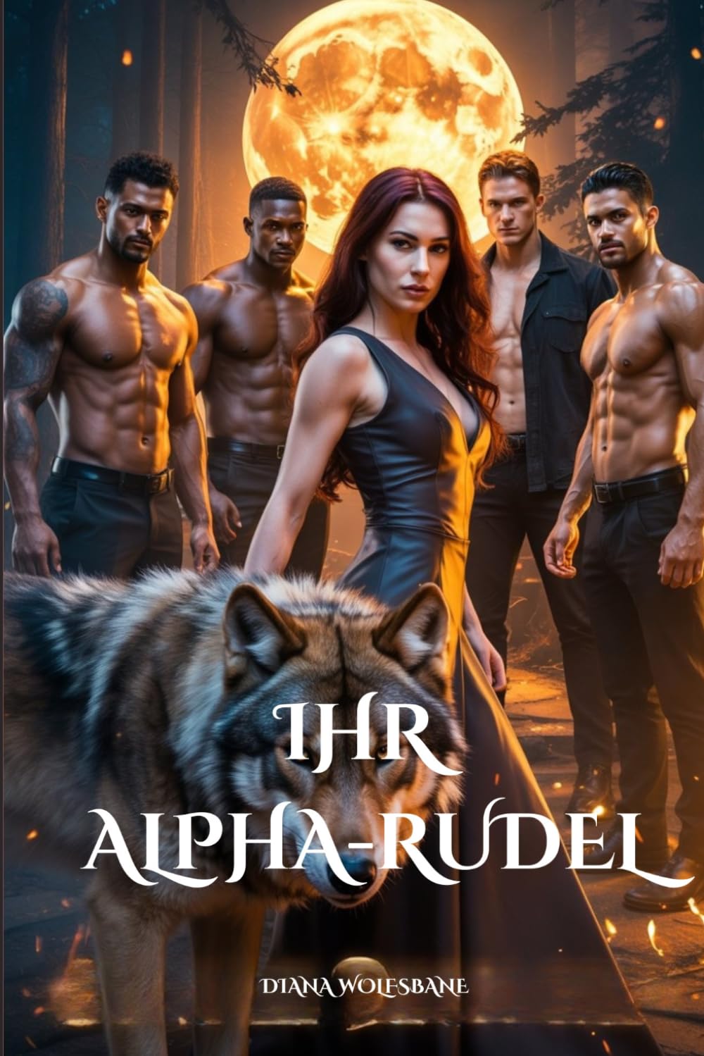 IHR ALPHA-RUDEL: Eine Enemies-to-Lovers Paranormale Reverse-Harem-Romanze (Wolfsmates und Alpha-Herzen– Eine Werwolf-Romance-Serie)