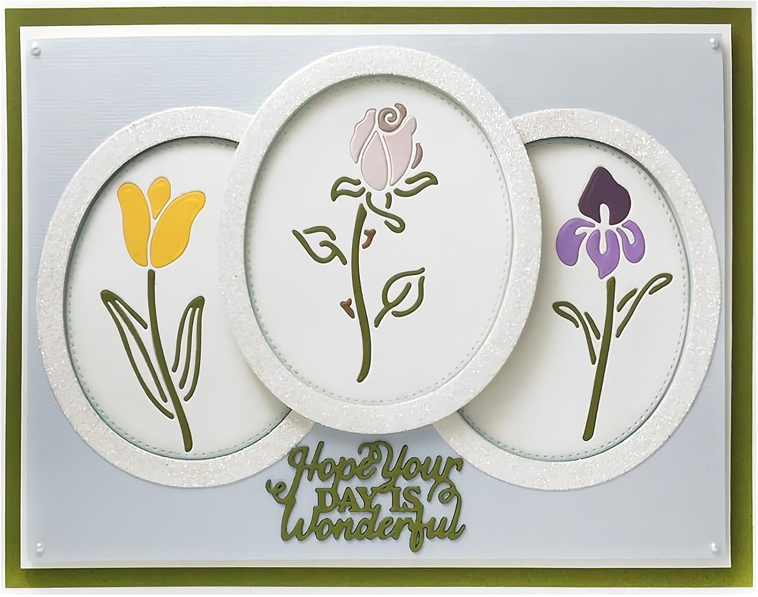 Briartw 7pcs/Set Blessings and Encouragement Sentiments Cutting Dies for Card Making,Embossing Stencil for DIY Decoration Scrapbooking,Greetings Card,Invitation,Make Gifts for Family and Friends