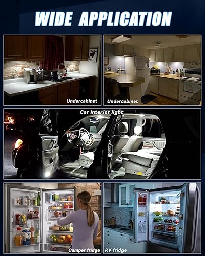 Miniatura 6 de Keiurot T3 - Kit de bombillas de repuesto para debajo del gabinete, 1.732 pulgadas (1.732 in) para debajo del gabinete, bombilla de Festoon para