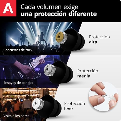 Alpine MusicSafe Pro Musician Ear Plugs, Hi-Fi, 3 Sets, Hearing Protection - 2