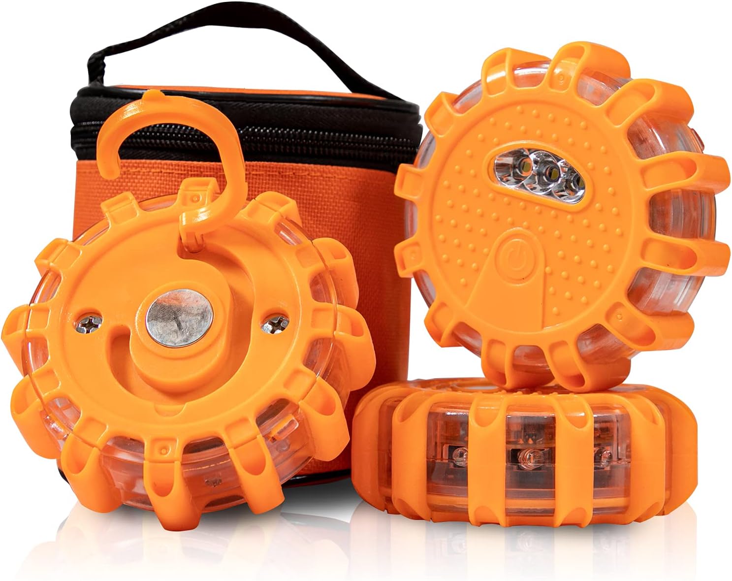 Kitgo 3 Pack LED Road Flares Flashlight Emergency Safety Warning Light